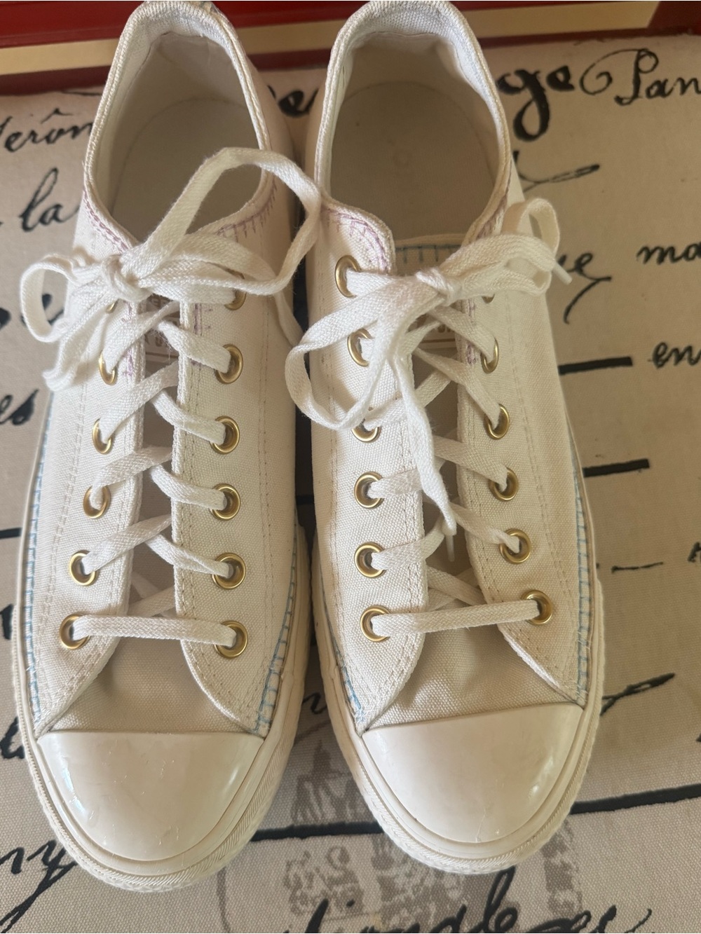 Converse Chuck Taylor All Star Oxford Platform Sneaker - Women's Size 9.5 - Picture 3 of 7